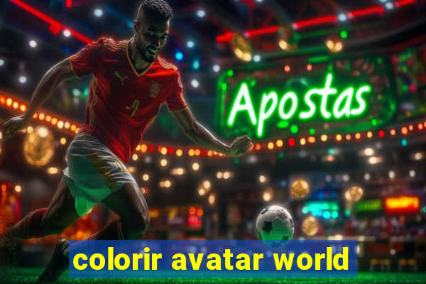 colorir avatar world